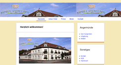 Desktop Screenshot of hotelamseetor.de